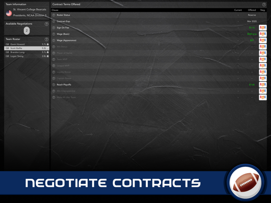 Football Superstar: US Edition iPad screenshot 4 - Games app