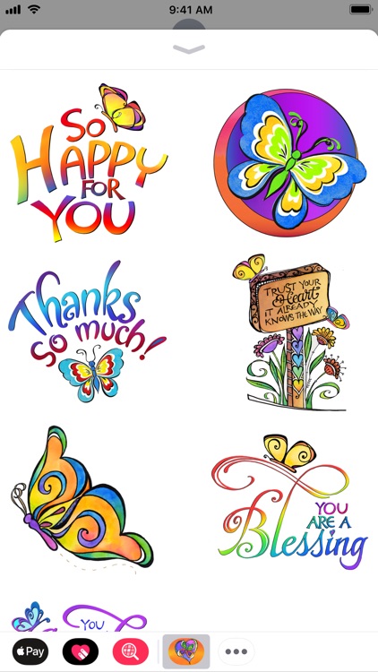 Butterfly Inspirations Sticker screenshot-3