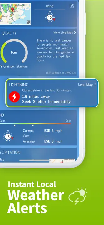 WeatherBug Eliteのスクリーンショット（4/5）