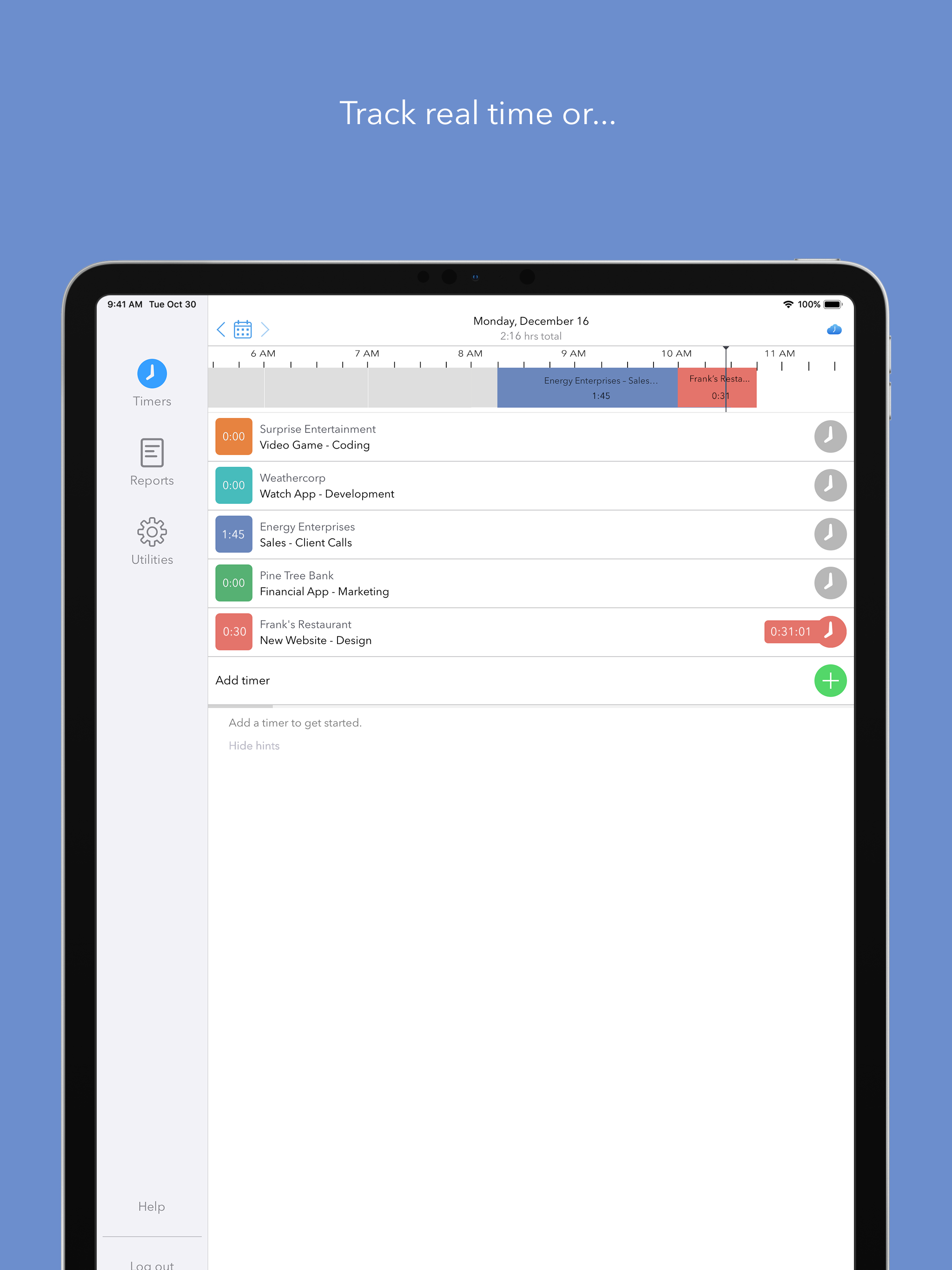 Hours Time Tracking screenshot 18