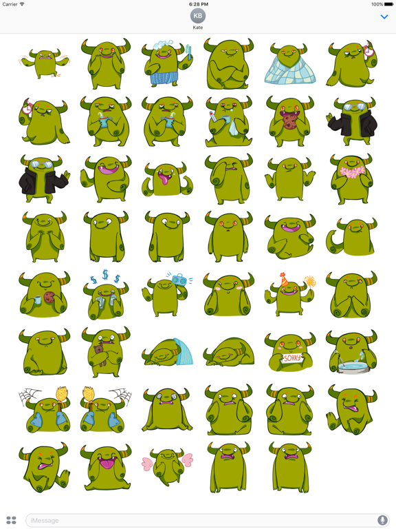 Screenshot #5 pour Marvin the Ogre emojies!