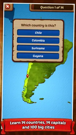 Game screenshot GeoFlight South America Pro apk