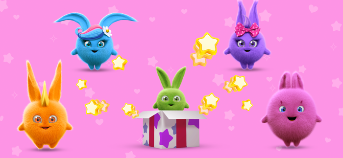 Sunny Bunnies Coloring Book