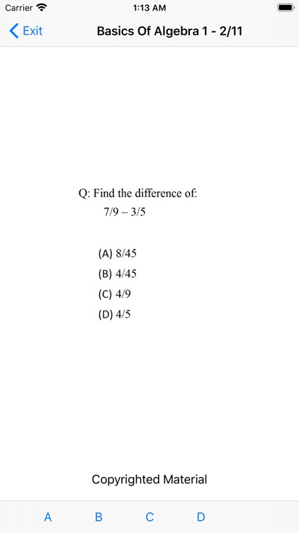 Basics Of Algebra 1 screenshot-6