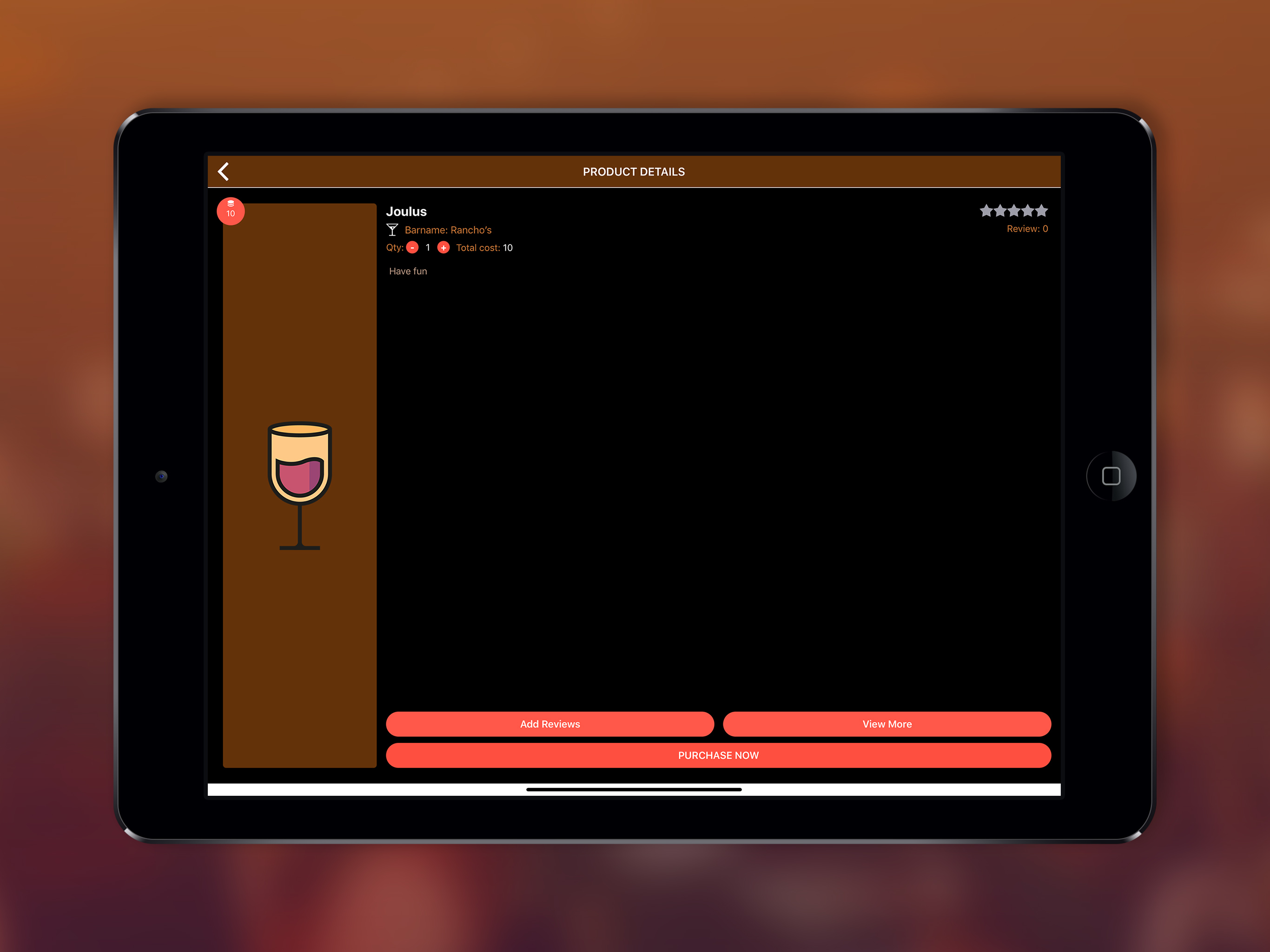 Bar Simulator