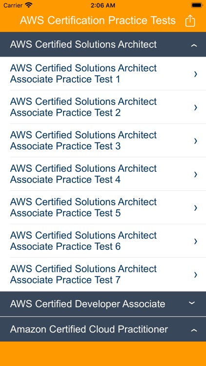 AWS Cert Practice Tests
