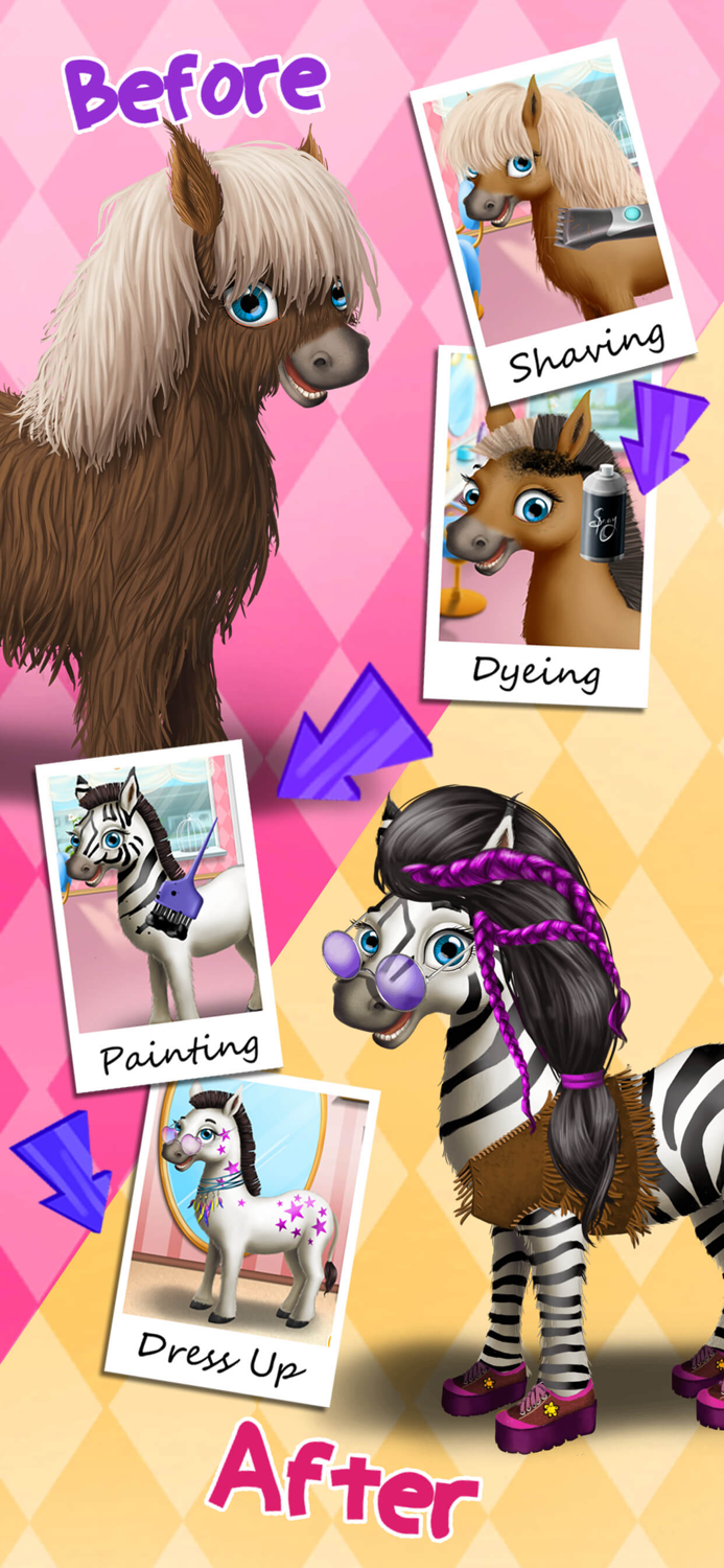 Animal Hair Salon and Dress Up