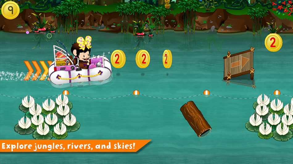 #3. Monkey Preschool Explorers (iOS) Podle: THUP Games