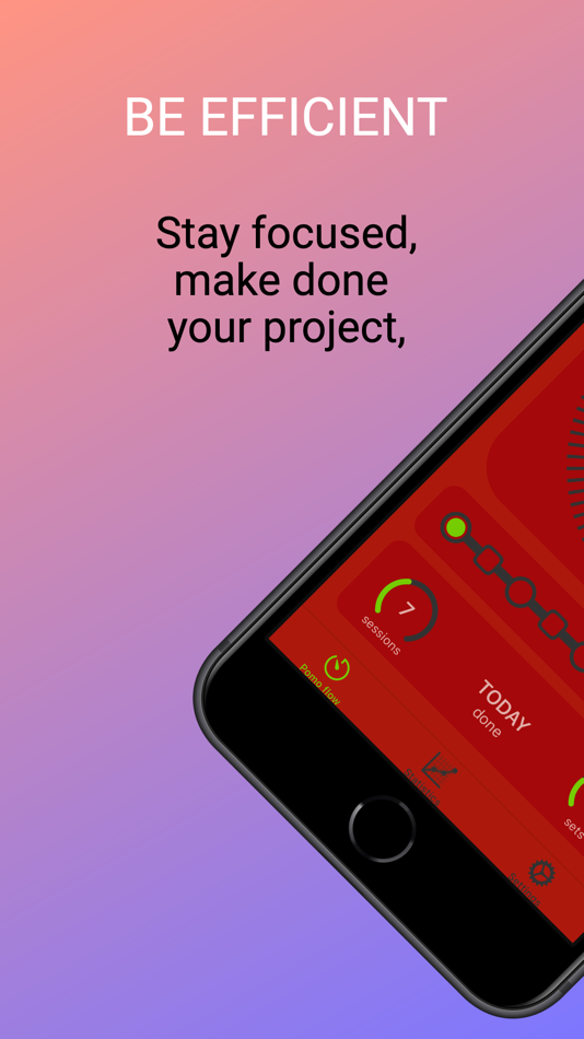 #1. PomoFlow - Focus flow (iOS) 由: Eduard Zakabluk