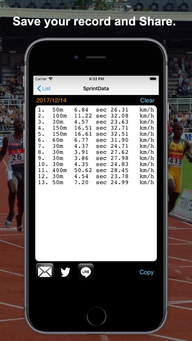 陸上のスタート練習ストップウォッチ-SprintWatch screenshot 2