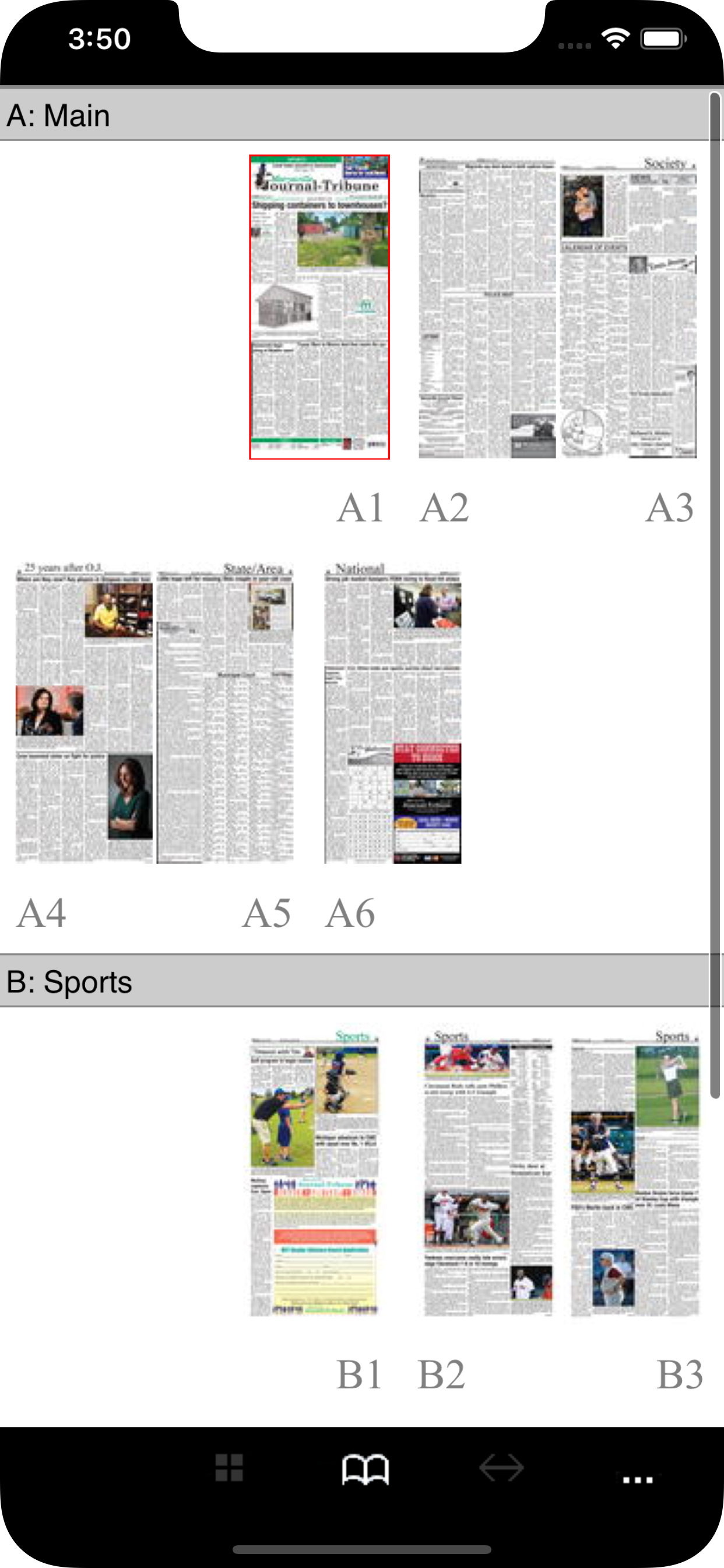 Marysville Journal-Tribune screenshot 2