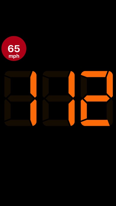 Speedmeter mph digital display Screenshot