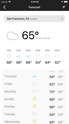 myWeather - Live Local Weather screenshot 2
