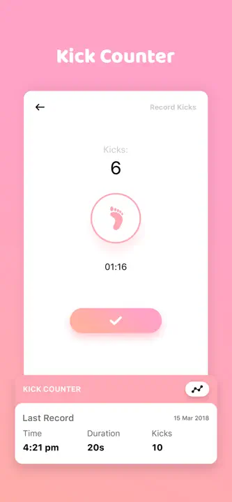 Pregnancy Tracker: Baby Bumpのスクリーンショット（5/6）
