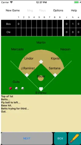 Game screenshot Zeemerix PlayByPlay Baseball! apk