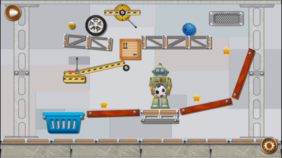 Funny Bots: Physics puzzle Screenshot