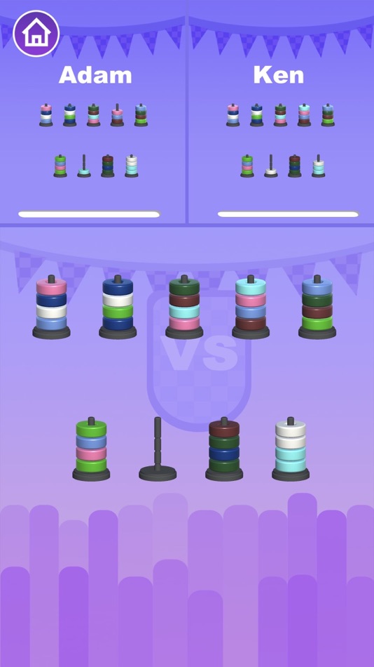 #4. Hoop Sort - Brain Puzzle Game (iOS) Podle: 连英 王