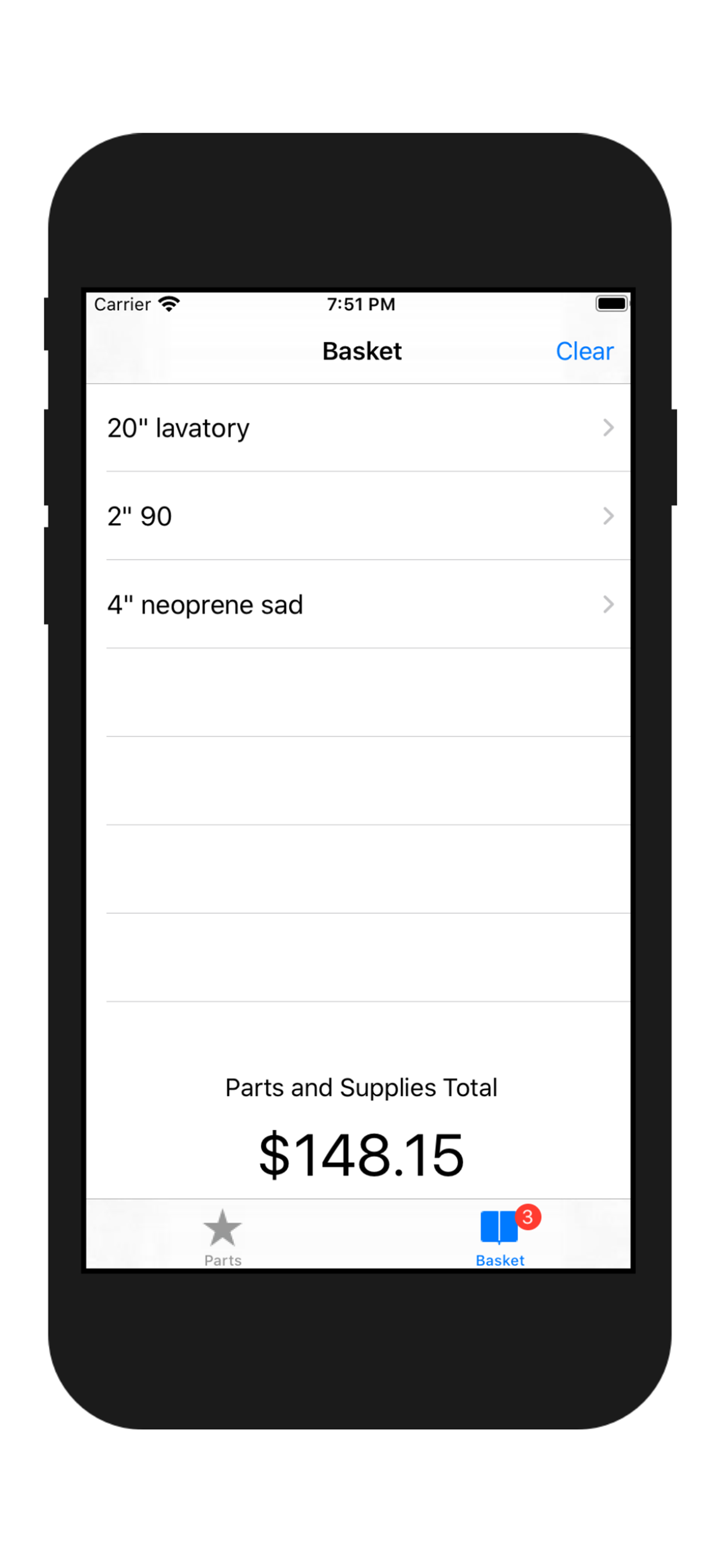 Parts and Supplies