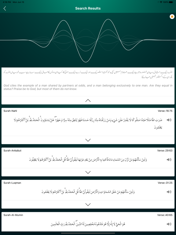 Ikra: Quran Search iPad screenshot 4 - Education app