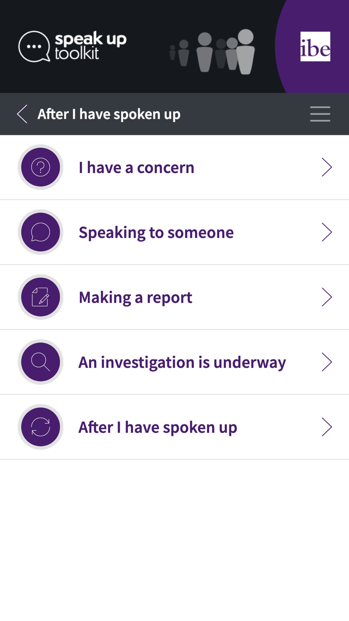 IBE Speak Up Toolkit