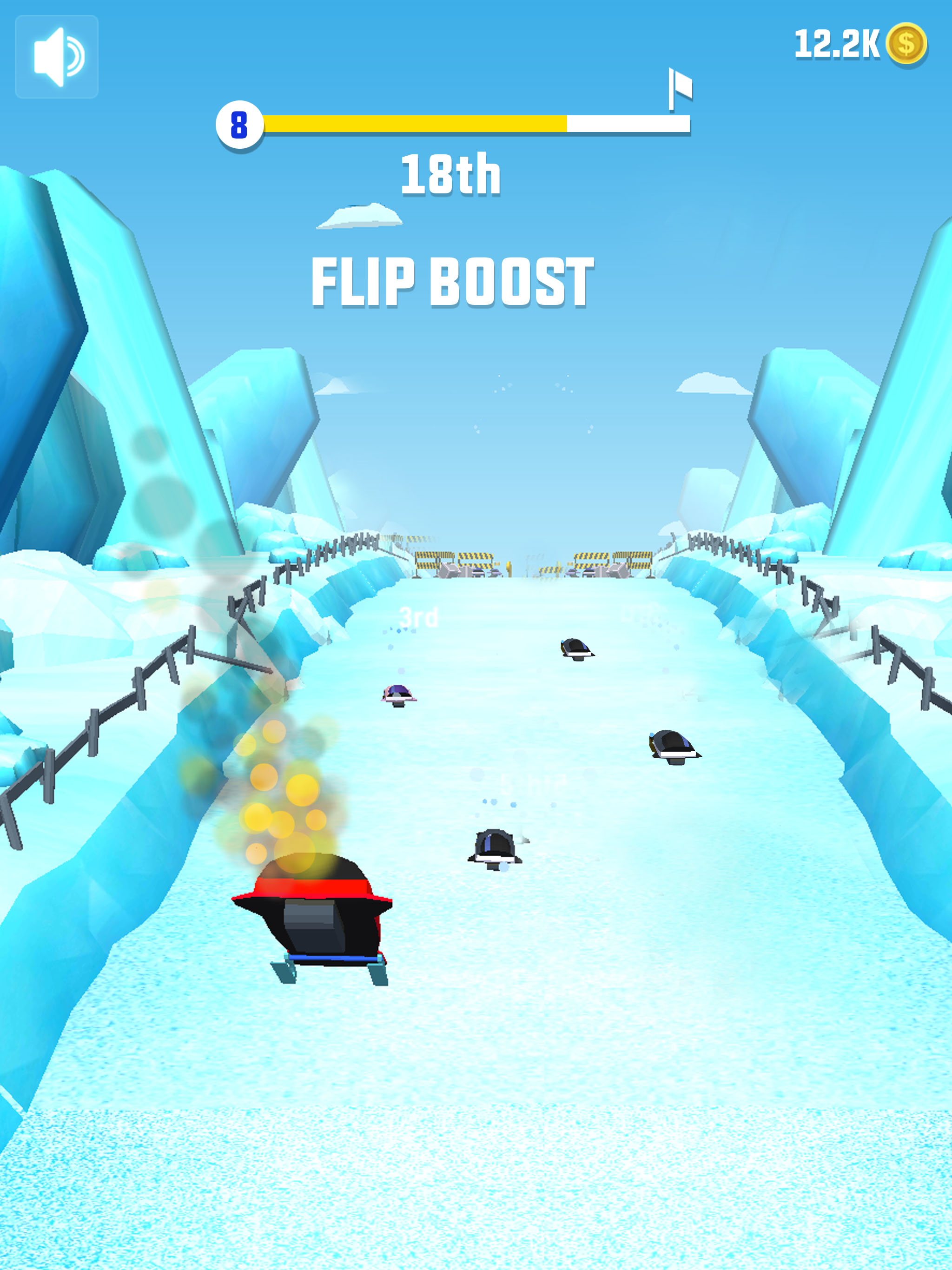 Flippy Snow Rider Race screenshot 7