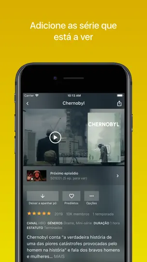 Capture d'écran de VSéries sur iPhone 2