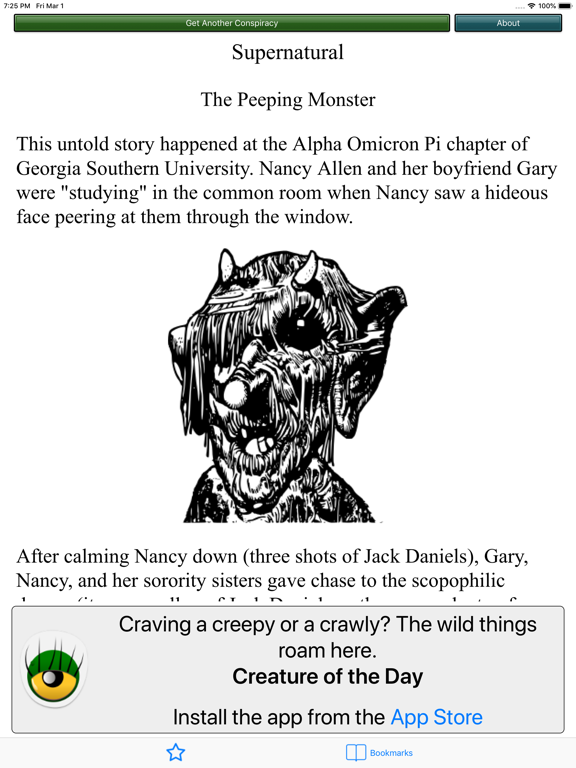 Odd Conspiracy of the Day