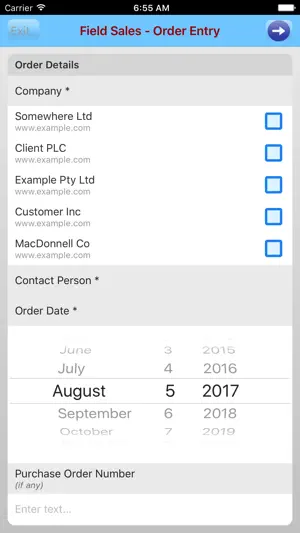 Tap-to Mobile Forms screenshot 3