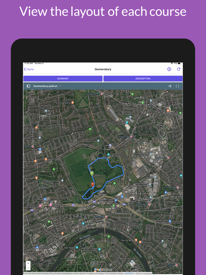 5K parkrunner results