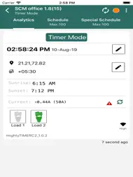 MightyTIMER Configuration App ipad bilder 2