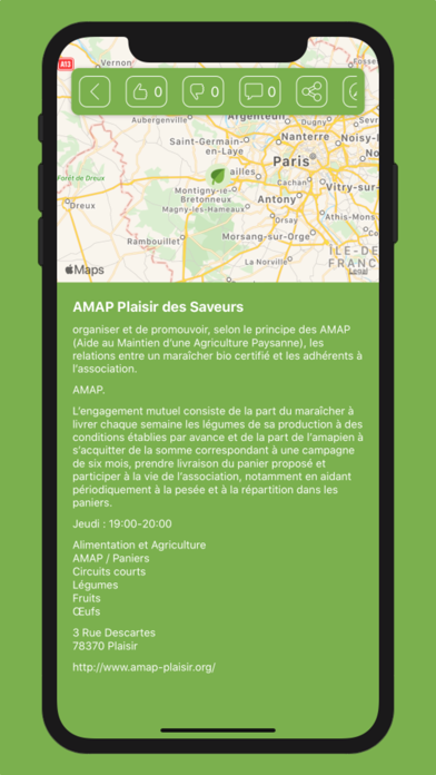 Le Maraîcher iPhone screenshot