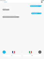 traduire la voix et le texte iPad Captures Décran 2