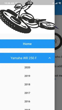 Game screenshot Yamaha WR Guide apk