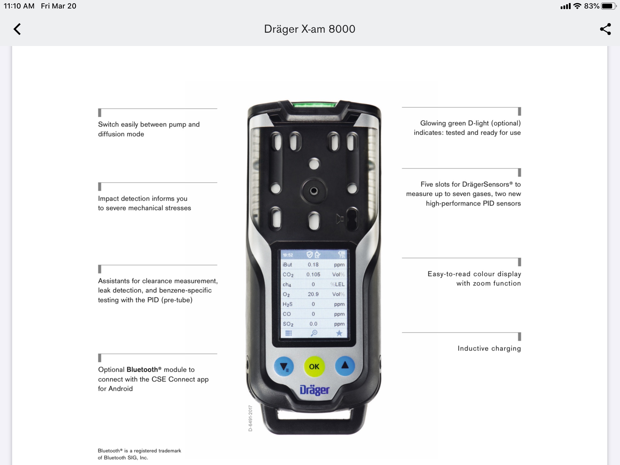 Gas Detection screenshot 2