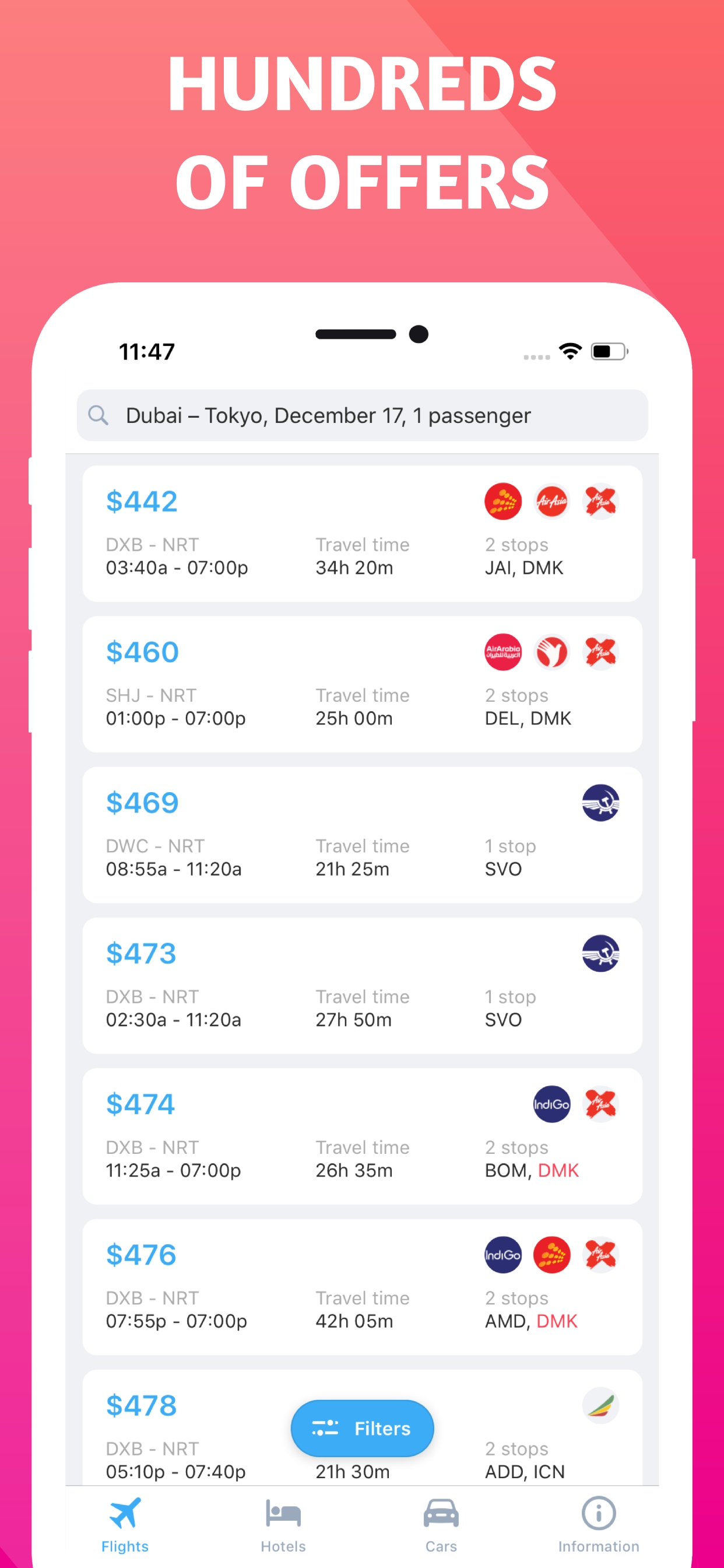 Flightsapp: Compare Deals App screenshot 3