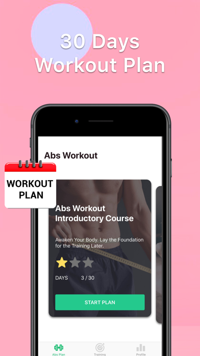 Screenshot #1 pour Abs Workout Trainer - 6 pack