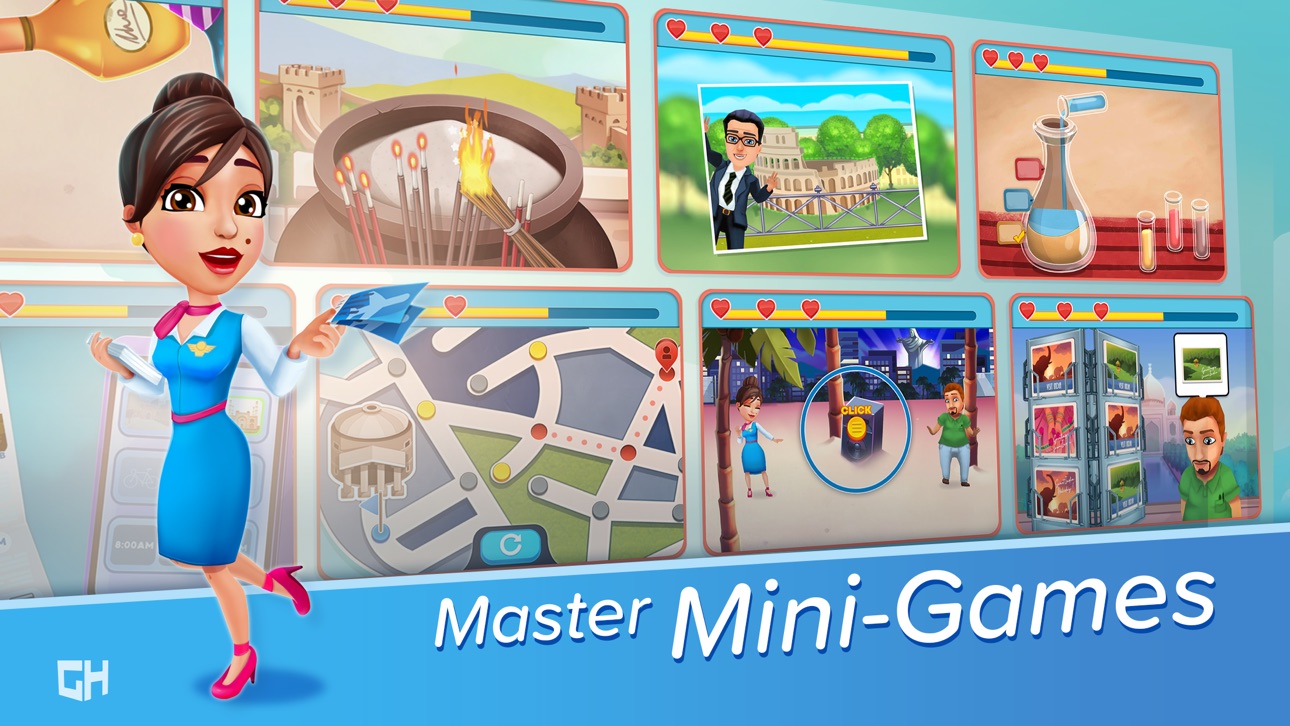 Amber's Airline - 7 Wonders - Free Hack screenshot 4 - iOS game interface