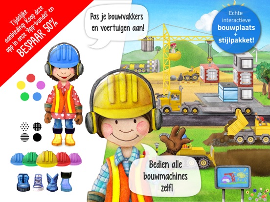 Tiny Builders - voor kids! iPad app afbeelding 1