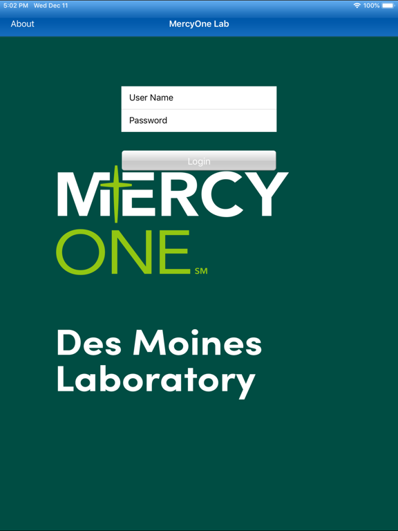 MercyOne Lab for i-pad iPad screenshot