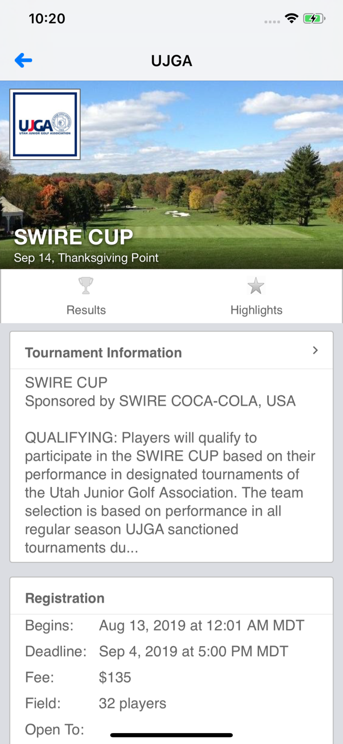 Utah Junior Golf Association