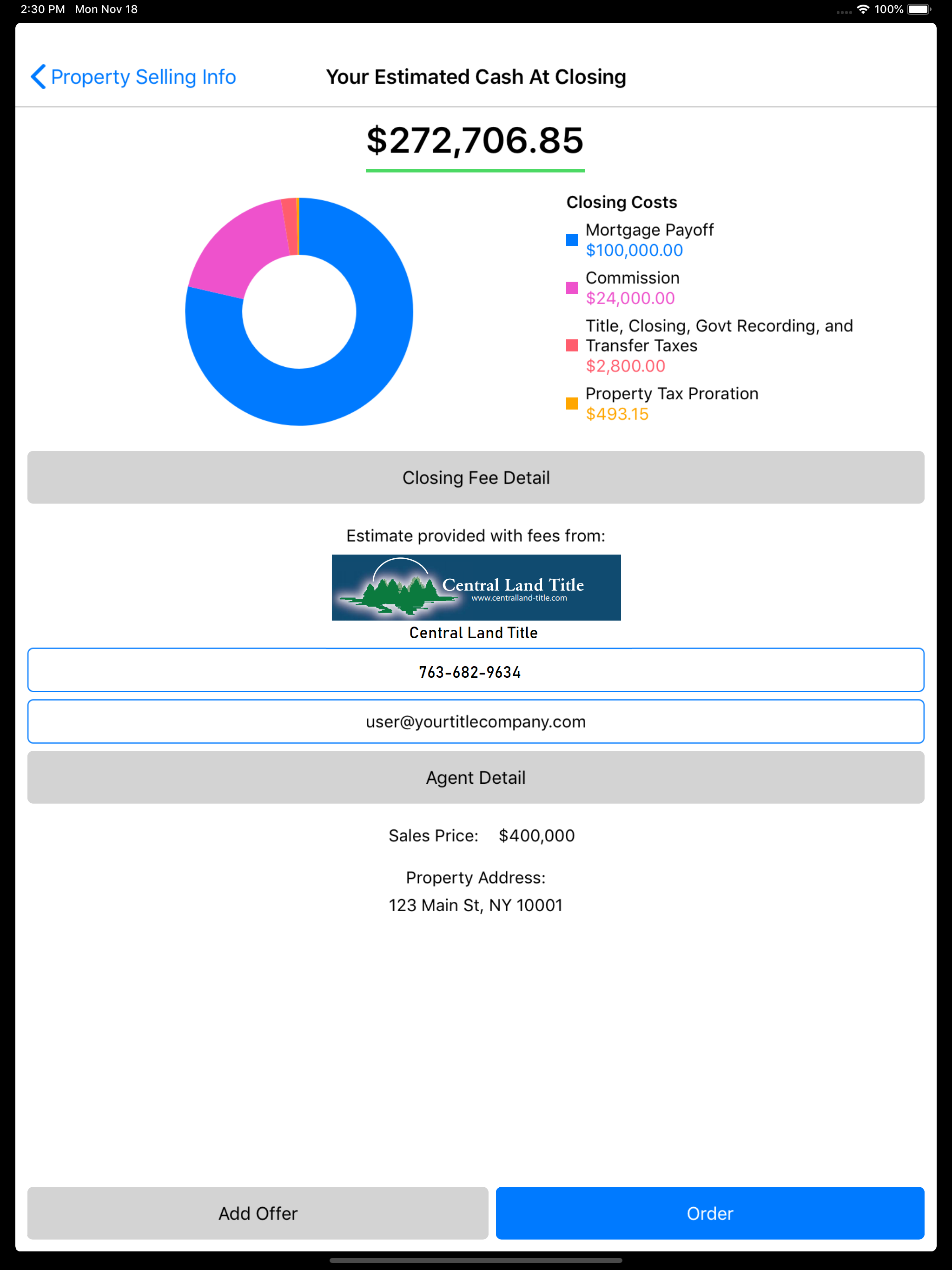 Central Land Title