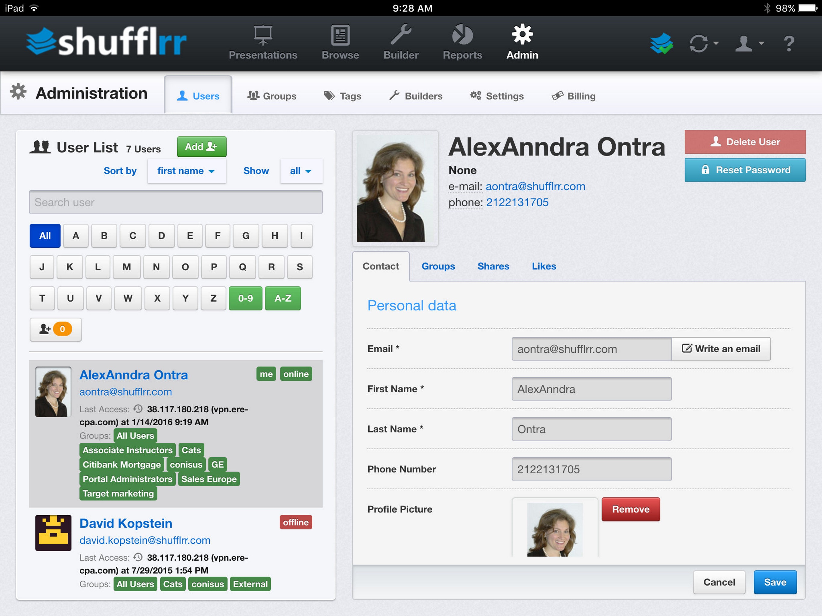 Shufflrr - Presentation Mgmt screenshot 4