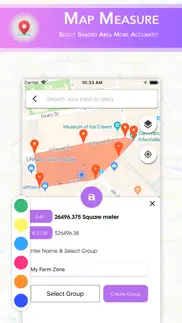 map measure:geomap calculator iphone screenshot 2