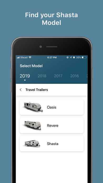 Shasta RV Owner's Guide Screenshot