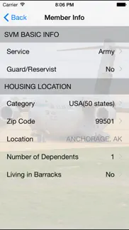 military pay calc iphone screenshot 3