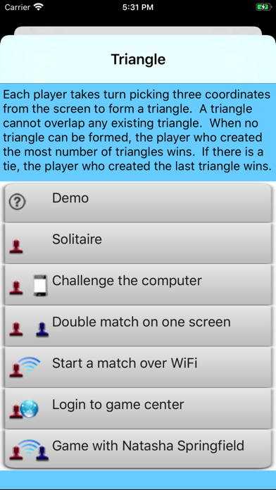 Screenshot #1 pour Triangle Game