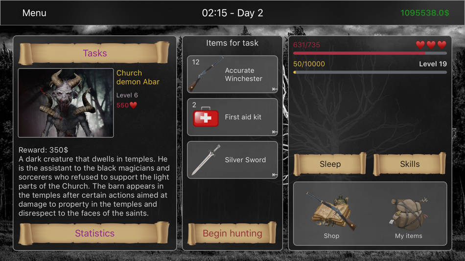 #1. Supernatural: The World's End (iOS) 由: Nikita Poslanichenko