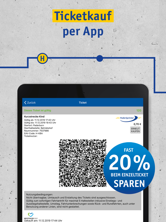 Fahrplan-App PaderSprinter