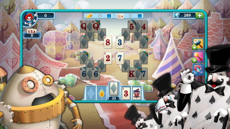 #4. Alice Tripeaks (iOS) 由: NSTAGE Inc.