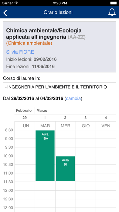 PoliTO App Screenshot